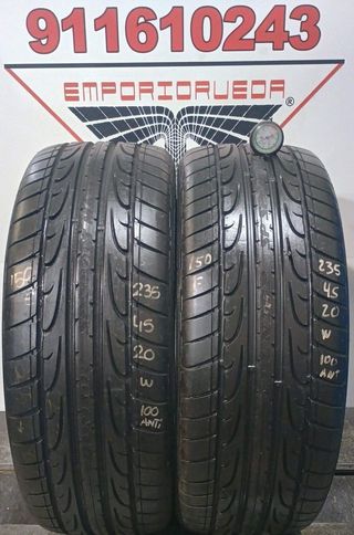 -235 45 20 W DUNLOP RUEDA AL 90% VIDA UTIL