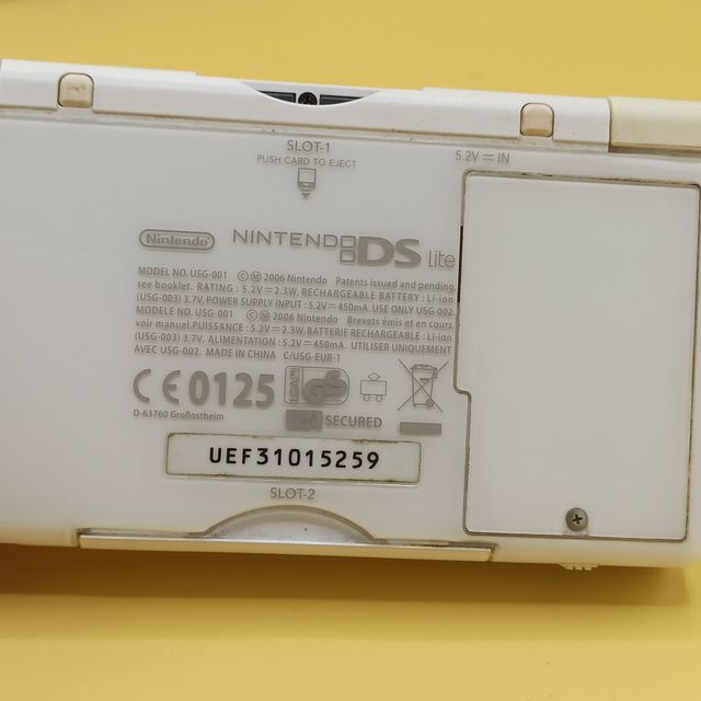 Nintendo DS Lite Console Bianca e Caricatore