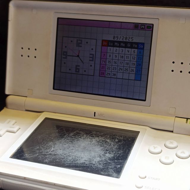 Nintendo DS Lite Console Bianca e Caricatore