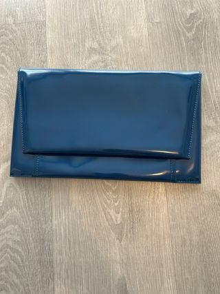 Bolso de mano Bimba y Lola azul y dorado