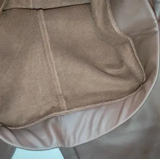 Leggings efecto piel marrones