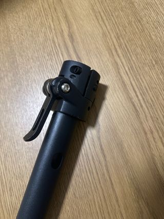 Manillar plegable negro para patinete