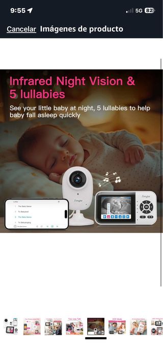 Vigilabebés Simyke con pantalla 2.8