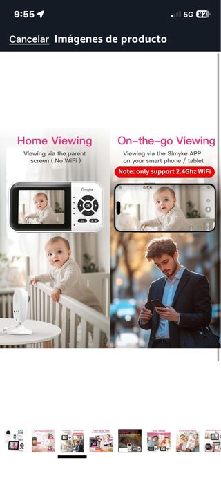 Vigilabebés Simyke con pantalla 2.8