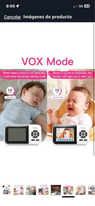 Vigilabebés Simyke con pantalla 2.8