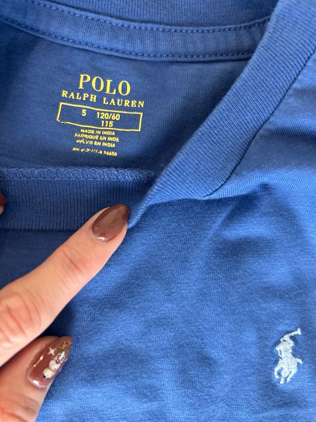 Camiseta Polo Ralph Lauren azul T5
