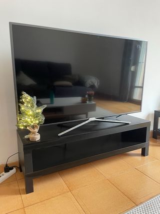 Mueble TV negro-marrón