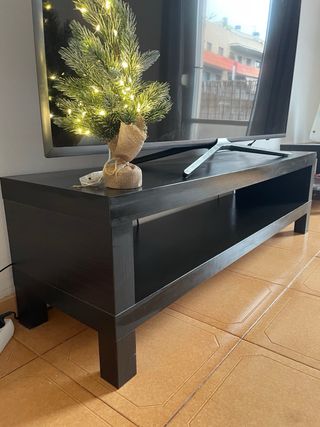 Mueble TV negro-marrón