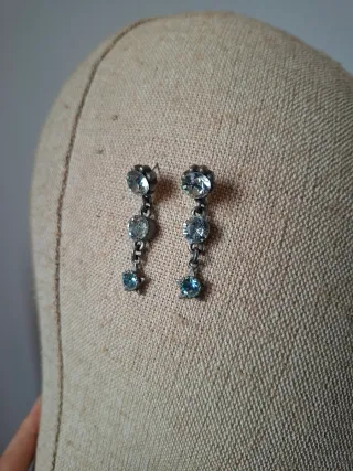 Pendientes colgantes con cristales