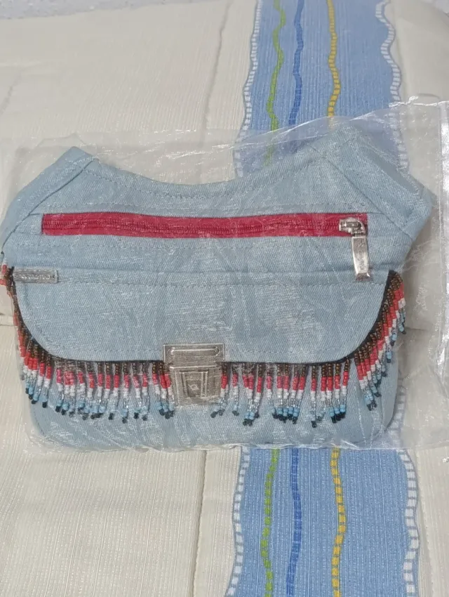 Riñonera Vaquera Caomka con Cuentas