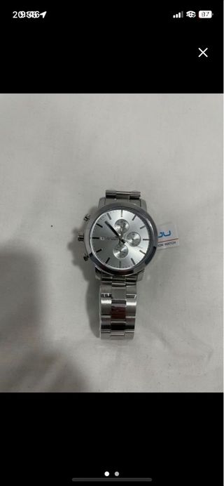 Reloj Cronógrafo Hombre Plata