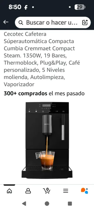 Cafetera Cecotec Cumbia Cremmaet