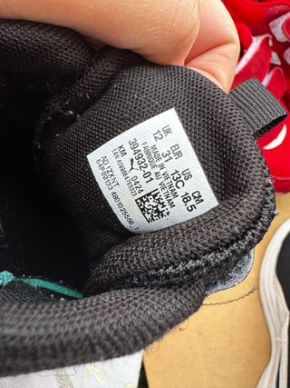 Zapatillas Puma niño negras