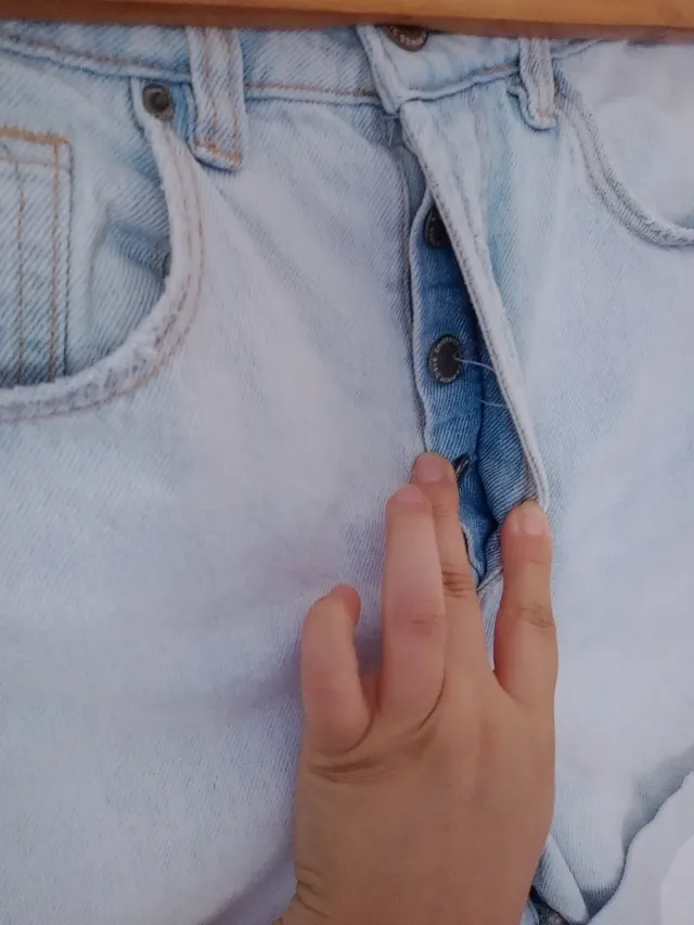 Shorts vaqueros mom Stradivarius Talla M