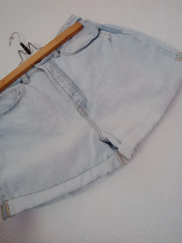 Shorts vaqueros mom Stradivarius Talla M