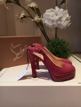 Christian Louboutin Nazik Phyton 2004 Sandalias