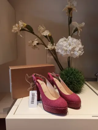 Christian Louboutin Nazik Phyton 2004 Sandalias