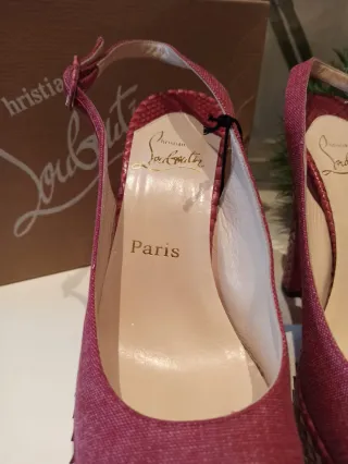 Christian Louboutin Nazik Phyton 2004 Sandalias