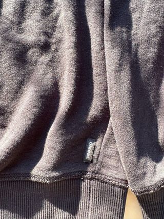 Felpa Diesel nera con disegno goniometrico