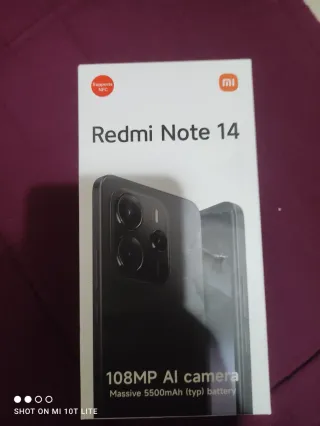 Xiaomi Redmi Note 14 4G 8/256GB Negro