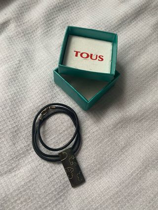 Collar Tous Negro y Dorado