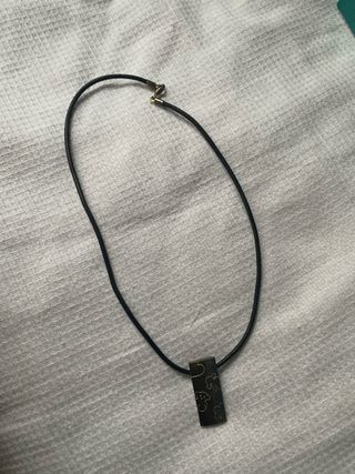 Collar Tous Negro y Dorado