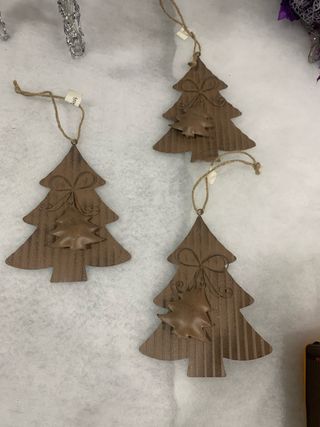 Decorazioni natalizie albero marrone