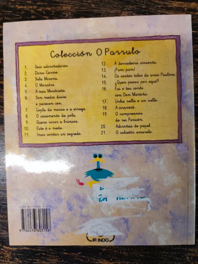 O calcetín amarelo (O Parrulo) (Spanish Edition)