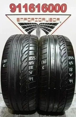 255 45 18 V DUNLOP RUEDA AL 90% VIDA UTIL