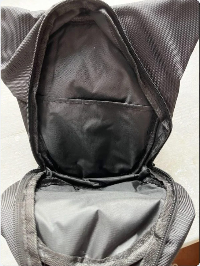 Mochila Pierna Moto Negra Nueva