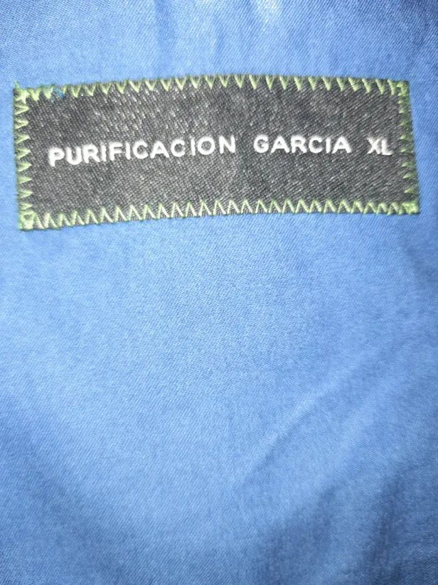 Purificación García/chaqueta-sahariana Talla Xl