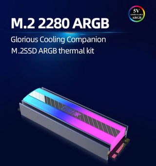 Disipador TEUCER M.2 NVME ARGB 5V 3 pines