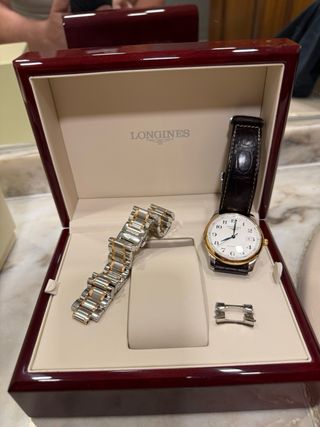 Reloj Longines Master Collection, acero y oro