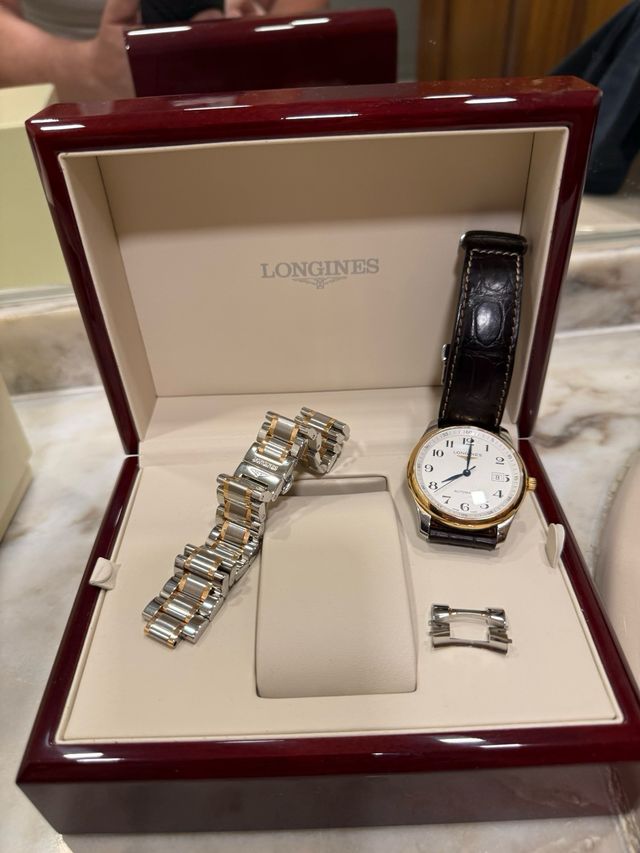 Reloj Longines Master Collection, acero y oro