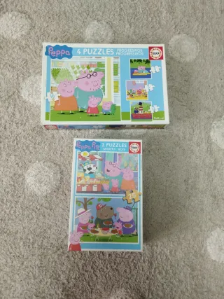 Puzzles Peppa Pig 4 y 2 Puzzles Educa