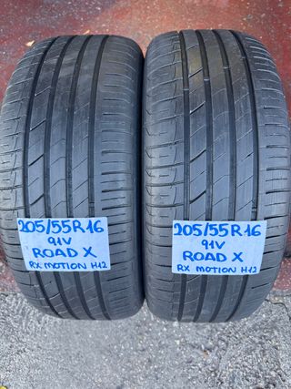 2 neumáticos 205/55R16 91V ROADX