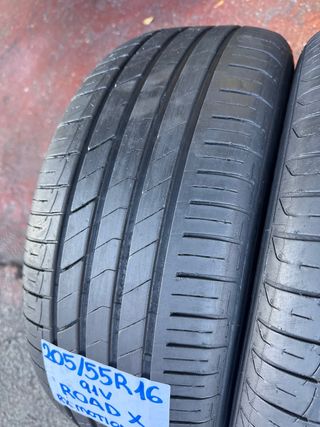 2 neumáticos 205/55R16 91V ROADX