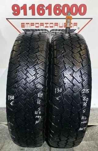215 80 16 S DUNLOP RUEDA AL 90% VIDA UTIL