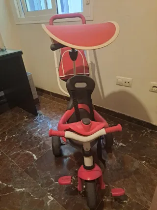 Triciclo Smoby 3 en 1 Rosa