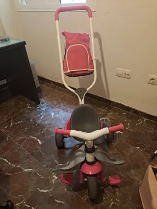 Triciclo Smoby 3 en 1 Rosa