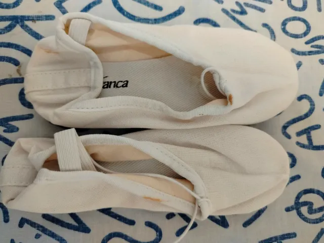 Zapatillas Ballet niña/o So Danca Blancas Talla 30
