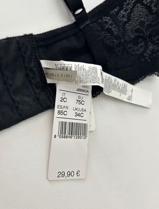 Nuovo reggiseno con push-up, Intimissimi 85C nero