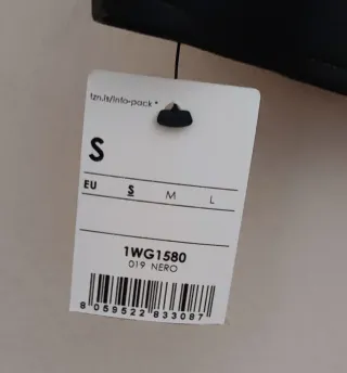 Gonna corta similpelle Tezenis nera