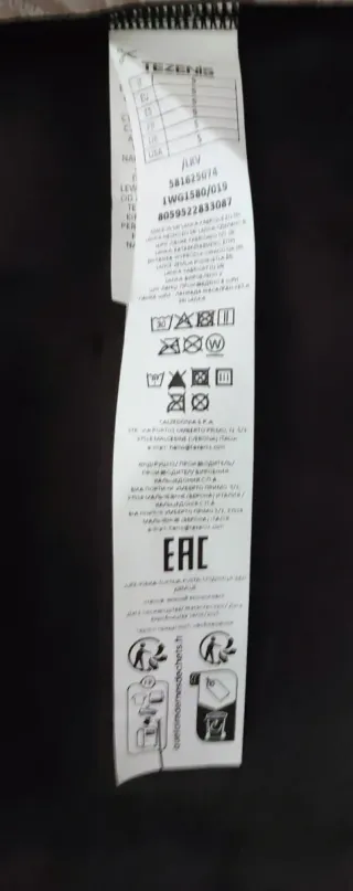 Gonna corta similpelle Tezenis nera