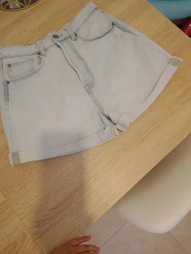 Lote 2 vaqueros cortos mujer Talla M/38