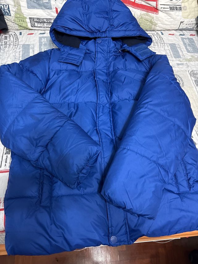 Abrigo niño azul talla 15/16