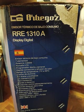 VENDO CALEFACTOR ELÉCTRICO CASI SIN USAR