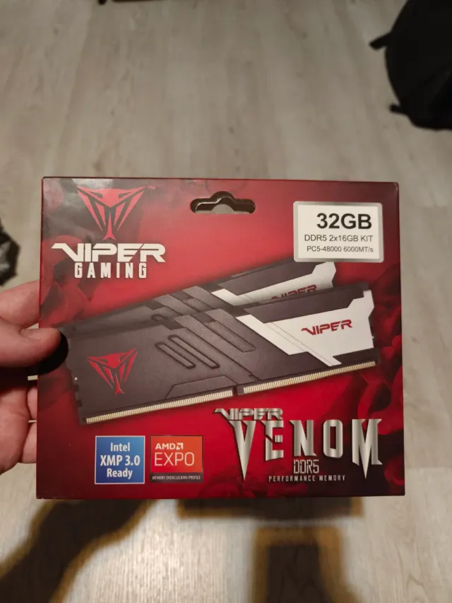2x16GB DDR5 6000MHz CL30 Patriot Viper Venom