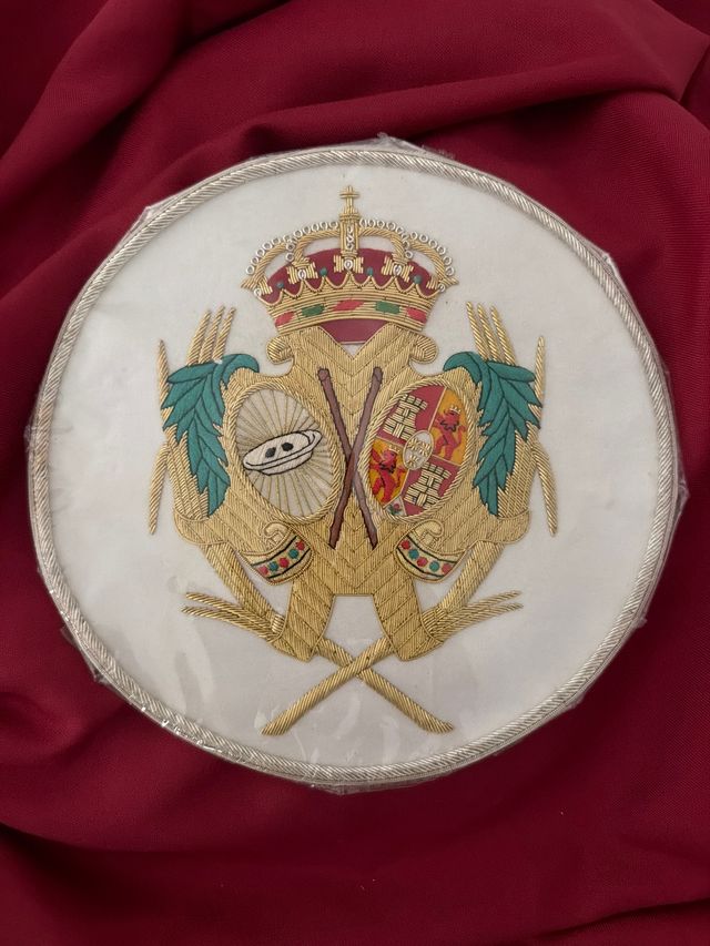 Escudo bordado a mano Los Panaderos