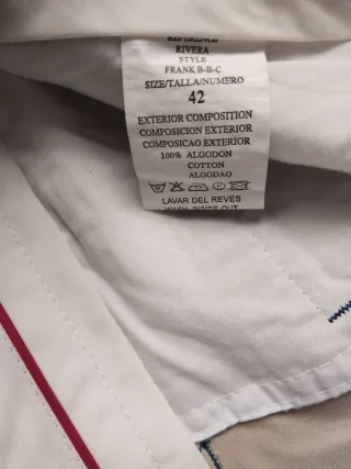 Pantalón chino hombre beige